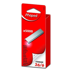 Agrafes - MAPED - 26/6 - Boîte de 5000 - Idéales pour bureau - Haute qualité