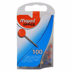 Maped 346011, Multicolore, Métal, Plastique, Boîte, 5 mm, 100 pièce(s)