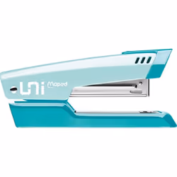 Agrafeuse de bureau - Maped - Universal - Métal - Garantie 5 ans - Coloris pastel bleu