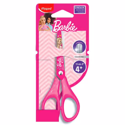 Maped Ciseaux scolaires Barbie 13 cm, Enfant, Unique, Rose, Ciseaux pour loisirs créatifs, Bouts arrondis, 4 an(s)