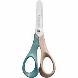 Maped 472021FM ciseaux à bouts ronds Ciseaux pour loisirs créatifs Marron, Vert, Métallique