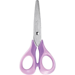 Maped - Ciseaux Sensoft - Ciseaux Enfants Ergonomiques avec Anneaux Souples - Ciseaux Scolaires 13cm - Coloris pastel violet