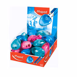 Maped M534756, Taille crayon manuel, Bleu, Rose, France, Présentoir d'affichage