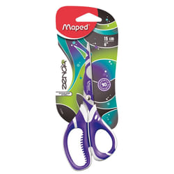 Maped 595010 ciseaux à bouts ronds Découpe droite Violet, Blanc