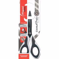 Maped 692310, Adulte, Découpe droite, Unique, Noir, Acier inoxydable, Universel