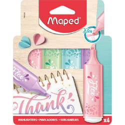 Maped Creativ 740308 marqueur 4 pièce(s) Pointe du marqueur Couleurs assorties, Pastel