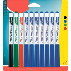 Marqueur - Maped - 741313 - Boite de 10 feutres - Effaçables à sec - Ergonomiques