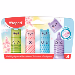 Maped Creativ 743604, 4 pièce(s), Multicolore, 1 mm, 5 mm, Blister