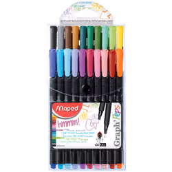 Maped 749151 5, Noir, Rond, 0,4 mm, 20 pièce(s)