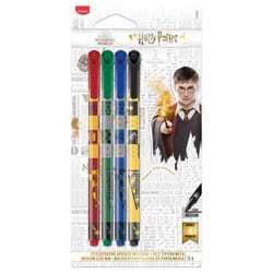 4 stylos feutres MAPED HARRY POTTER Pointe moyenne Couleurs assorties