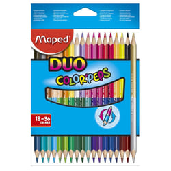 Maped Crayons Bicolores Color'Peps X18 Bte Carton