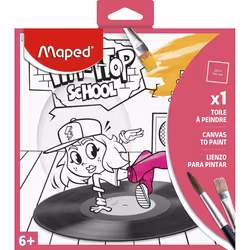 Maped Toile A Peindre Pochette Carton, 6 an(s), Plastique, Multicolore