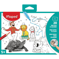 Maped Mini Jeux A Colorier 20 Feuilles Pochette Carton