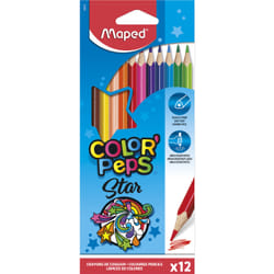 Maped 183212 Noir, Bleu, Marron, Vert, Bleu clair, Vert clair, Orange, Rose, Rouge, Jaune 48 pièce(s)