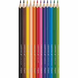 Maped 183212 Noir, Bleu, Marron, Vert, Bleu clair, Vert clair, Orange, Rose, Rouge, Jaune 48 pièce(s)