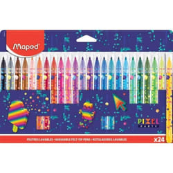 Feutre - Maped - PIXEL PARTY - 24 feutres - Mine 28 mm - Lavable