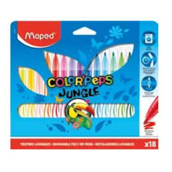 Maped 845421 stylo-feutre Moyen 18 pièce(s)
