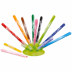 Maped Color'Peps Jungle Innovation, 12-pack, Noir, Bleu, Marron, Vert, Orange, Rose, Violet, Rouge, Jaune, Pointe ogive, Mult ...