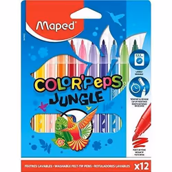 MAPED COLOR PEPS JUNGLE LOT DE 12 FEUTRES A COLORIER 845902