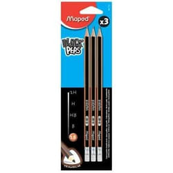 Maped Black Peps HB 3 pièce(s)