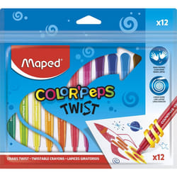 Maped Craies Twist Color'Peps X12 Sachet