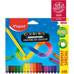 MAPED - CRAYONS DE COULEUR COLORPEPS INFINITY - 100% MINE 100% UTILI