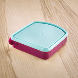 Maped 870017 gamelle Boîte de rangement alimentaire 1,8 L ABS, Polypropylène (PP), Silicone Bleu, Transparent 3 pièce(s)