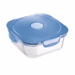 Maped 870503, Boîte, Carré, 1,2 L, Bleu, Transparent, Verre, 1 pièce(s)