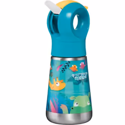 Gourde Enfant Inox 350ml Jungle Fever - Maped Picnik - Ouverture et Nettoyage Facile - Étanche et Durable - Vert