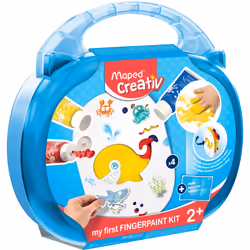 Maped Early Age My First Fingerpaint - Kit Peinture Aux Doigts, 2 an(s), Plastique, Multicolore, 9 pièce(s)