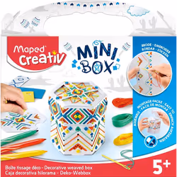 Maped Mini Box - Boite Tissage Deco, 4 an(s), Plastique, Multicolore