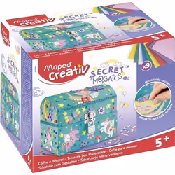 Boîte à bijoux Creative Secret Mosaics - MAPED - Avec autocollants en mosaïque - Pour enfants à partir de 5 ans