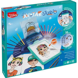 Machine à Dessiner Lumineuse - Maped Creativ - AvatarStudio - 36 fiches modèles - Dès 7 ans - Multicolore