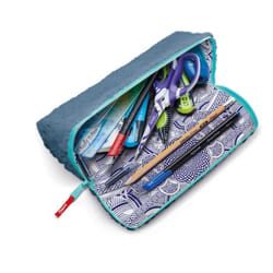 Maped - Trousse Scolaire XXL - Grande Ouverture Réversible et Personnalisable - Tissu Lavable et Résistant - Effet Laine