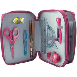 Trousse Scolaire Garnie - MAPED - Girly - 34 Pièces - Rose - Enfant