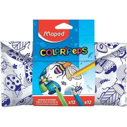 Trousse à colorier - MAPED - Motifs dinsectes - Feutres et crayons de couleur