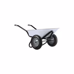 La brouette CLIPSO EXCELLIUM 100 TWIN GALVA ROUES GO de la marque Haemmerlin est l'outil indispensable pour tous vos travaux  ...