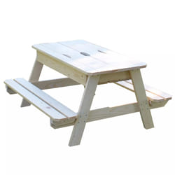 Soulet Table en bois pour enfant avec bac à sable intégré -