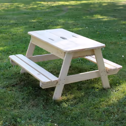Soulet Table en bois pour enfant avec bac à sable intégré - - Vue supplémentaire 13