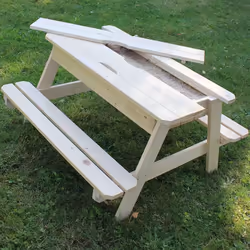 Soulet Table en bois pour enfant avec bac à sable intégré - - Vue supplémentaire 16