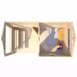 Soulet Cabane en bois pour enfant avec table - jazz - Vue supplémentaire 10