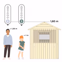 Soulet Cabane en bois pour enfant avec table - jazz - Vue supplémentaire 17
