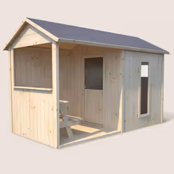 Soulet Cabane en bois pour enfant avec table - jazz - Vue supplémentaire 2