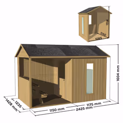 Soulet Cabane en bois pour enfant avec table - jazz - Vue supplémentaire 5