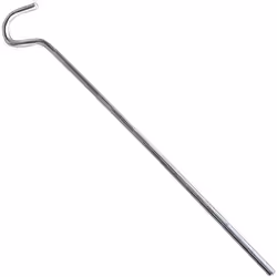Piquet de tente - CAO - lot de 10 - D: 4.4x230 mm - acier galvanisé