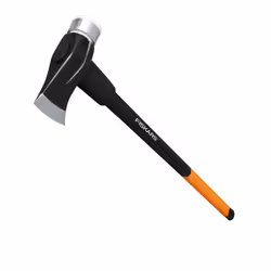 Fiskars 1001703, Marteau à maçonnerie, Acier, Noir, Orange, 90 cm, 220 mm, 65 mm