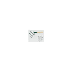 Fiskars - leborgne Petit croc 4 dents - manche bois certifié pefc 100%