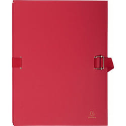 Exacompta 223075E fichier Carton, Coton Rouge A4