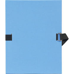 Exacompta 223020E fichier Carton, Coton Bleu A4