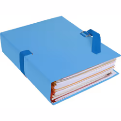 Exacompta 223020E fichier Carton, Coton Bleu A4